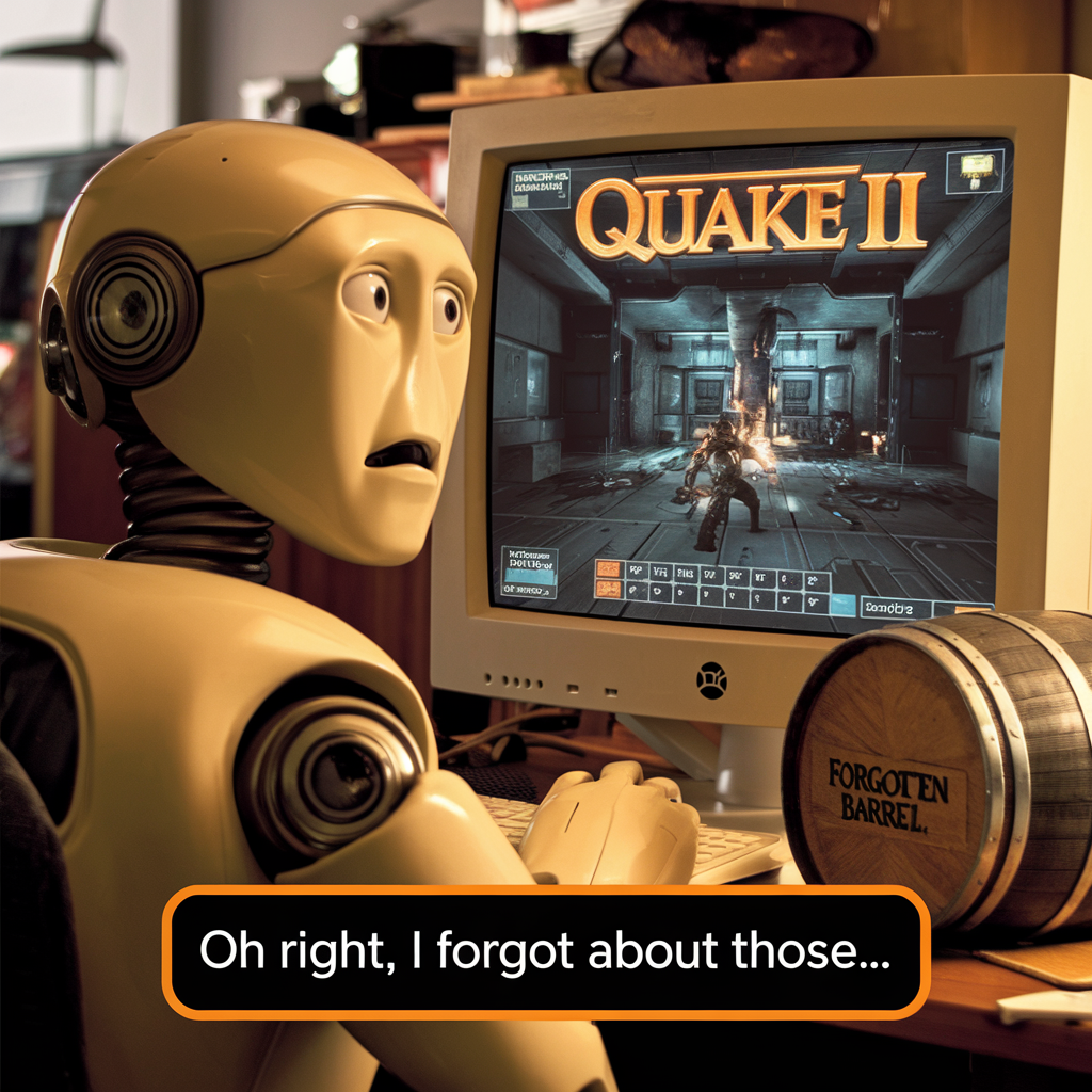 AI Quake II: Forgotten Barrels